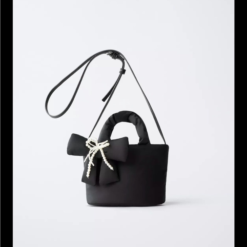Zara NYLON BOW CROSSBODY BAG
BLACK 1/1263/630/